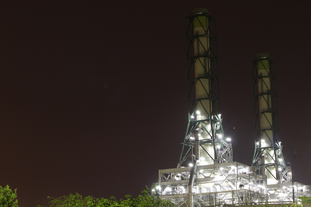 京浜工業地帯夜景