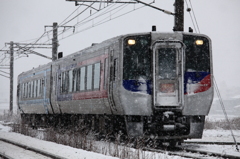 讃岐平野にも雪が・・・