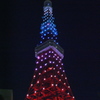 レインボーカラー　東京タワー
