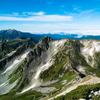 龍王岳　遠くに白山