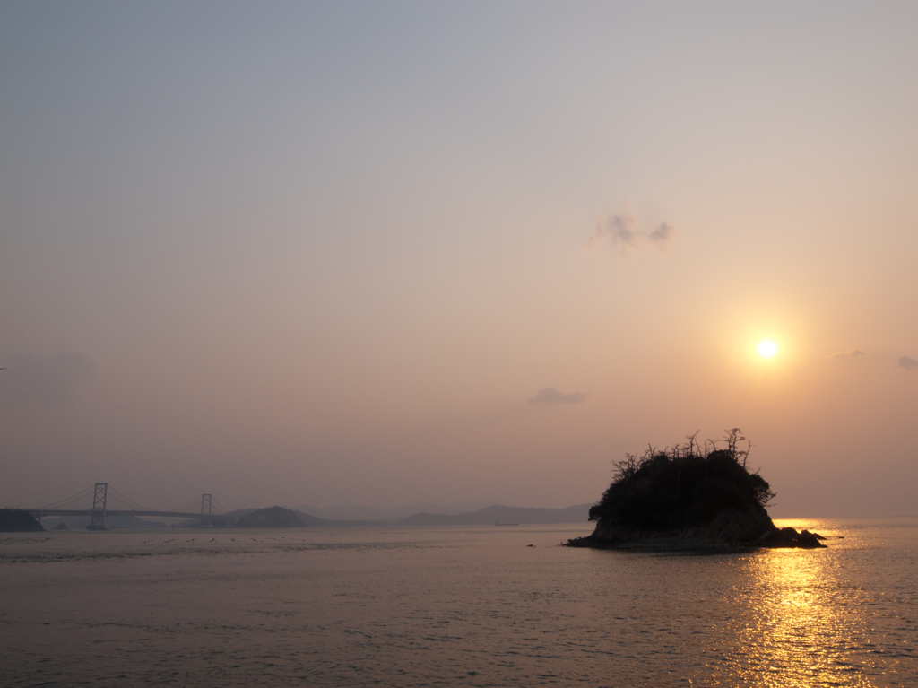 鳴門の夕日