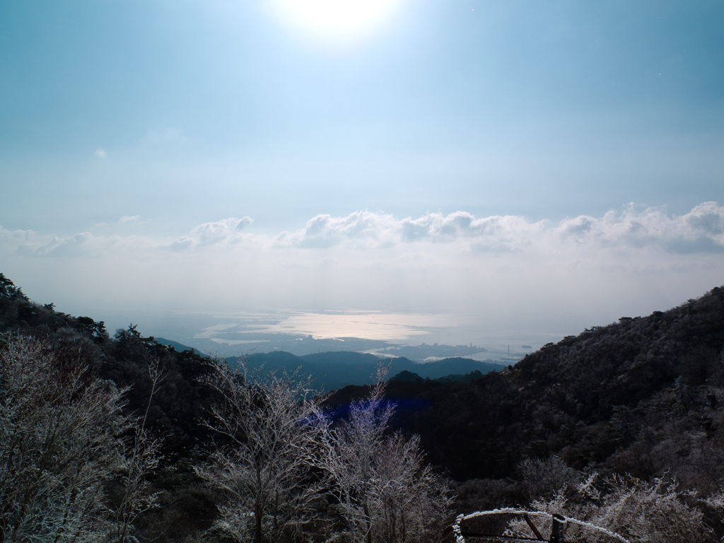 大阪湾を望む