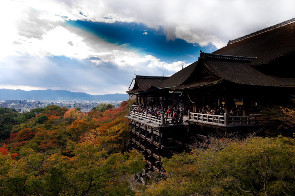 清水の紅葉