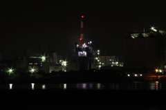 幕張の工場夜景 