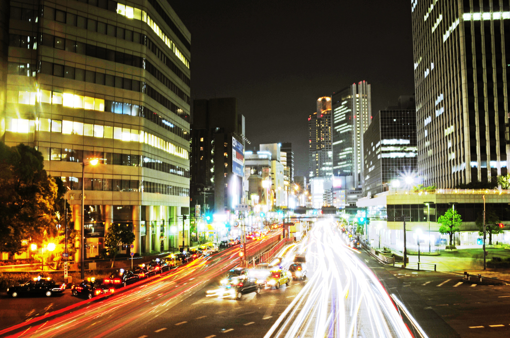 大阪の夜