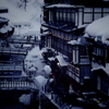 銀山温泉にて