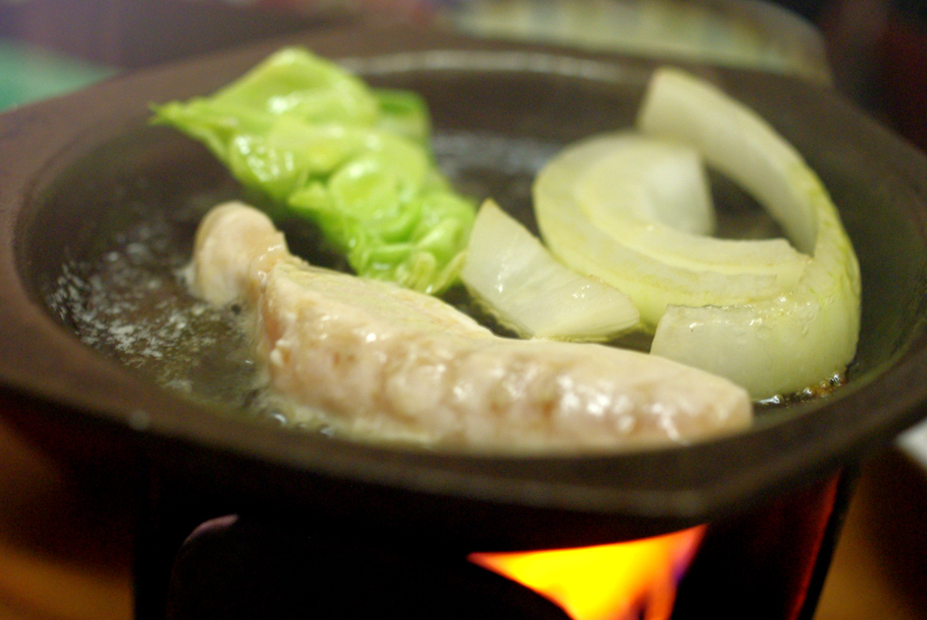 マグロもも焼き中