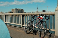 自転車とスカイツリー