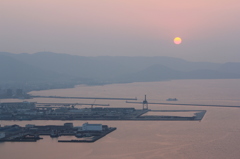 高松の夕暮れ