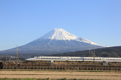 早朝の富士山