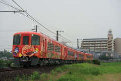 赤いアンパンマン列車
