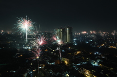 2013年ジャカルタ市内年越し花火