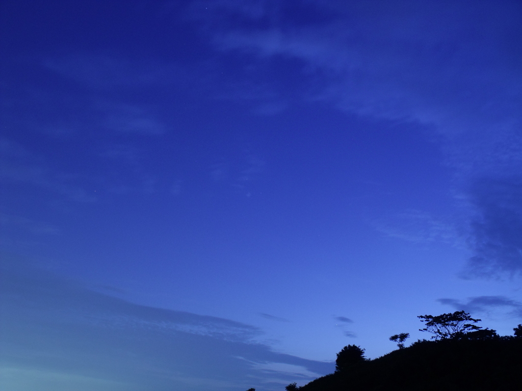 夕暮れ