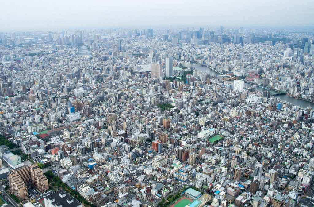 スカイツリーから見た東京３