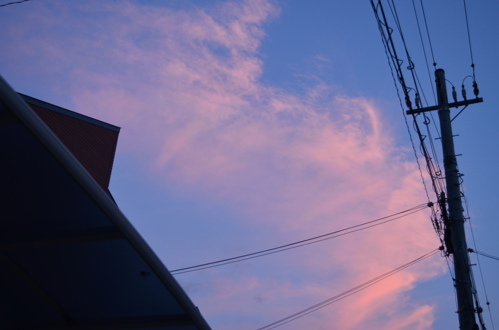 自宅から見える空
