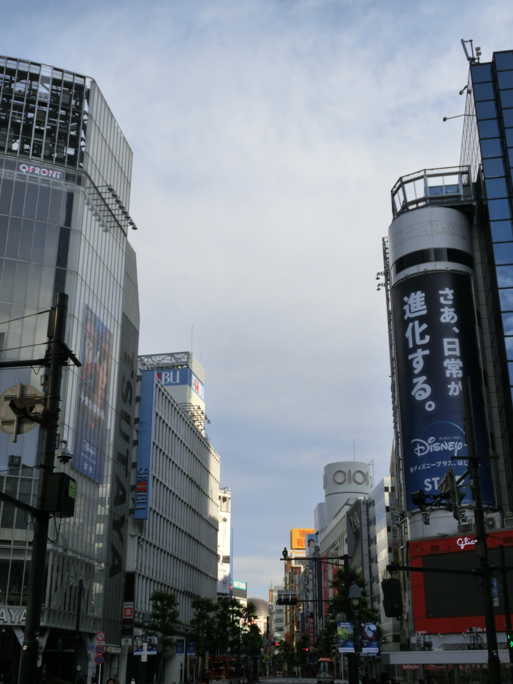 朝の渋谷