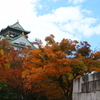 秋めく大阪城