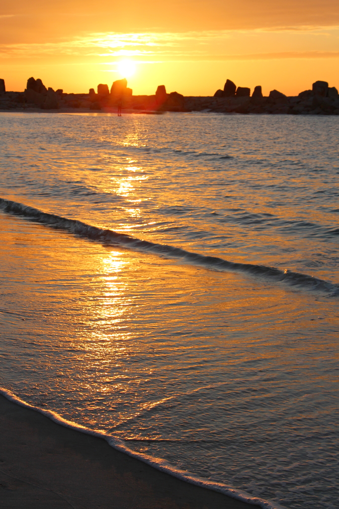 白良浜の夕景3