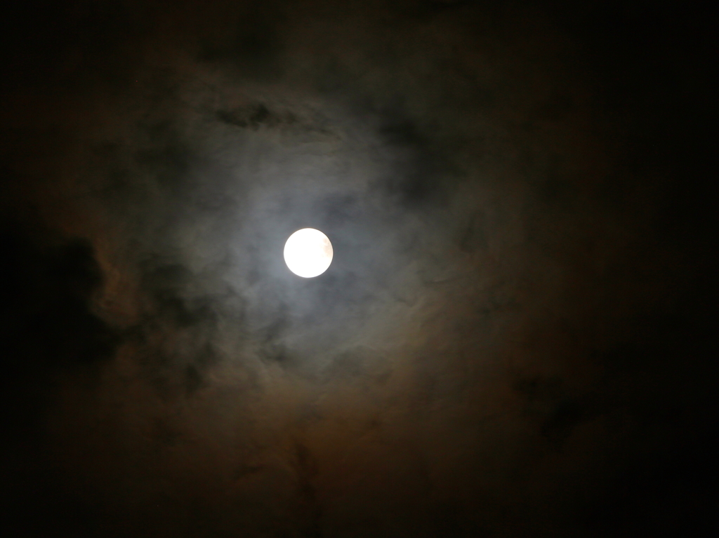 月夜の星雲