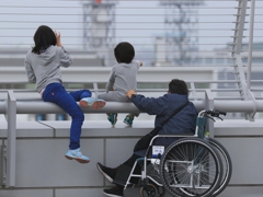 車椅子のばあちゃん