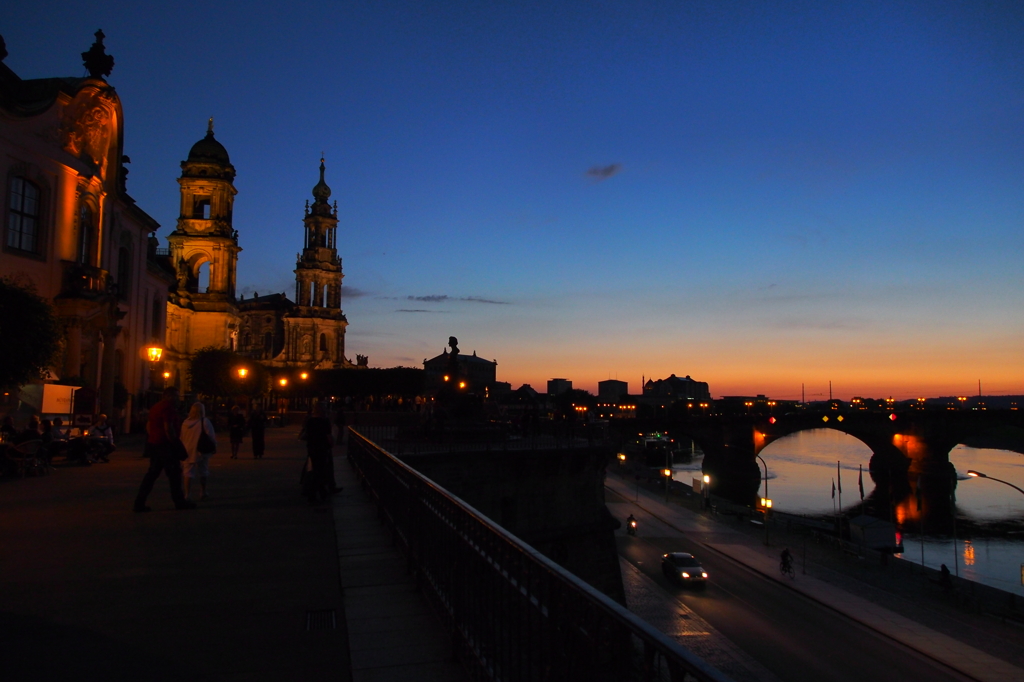 ドレスデンの夕暮れ