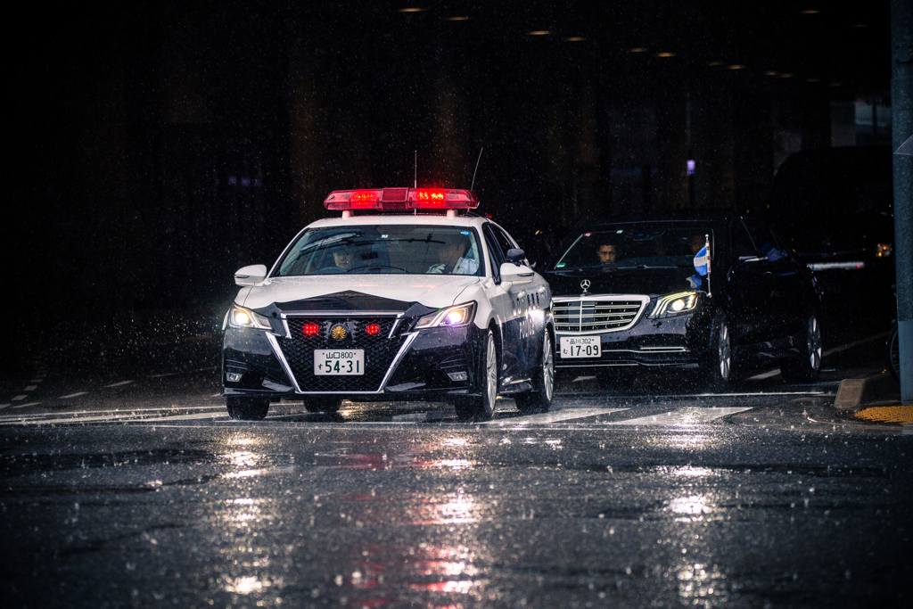 G20雨中の応援部隊　＃1