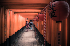 宵宮の千本鳥居