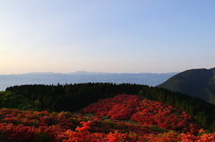 葛城山から大峰山系