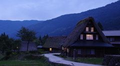 五箇山相倉集落の夕景2