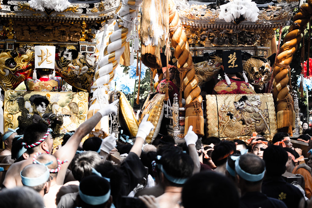 播州秋祭屋台練合せ　激闘編