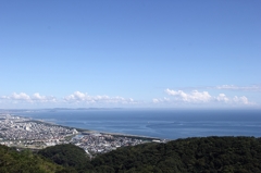 西湘から江ノ島方面を望む・・・