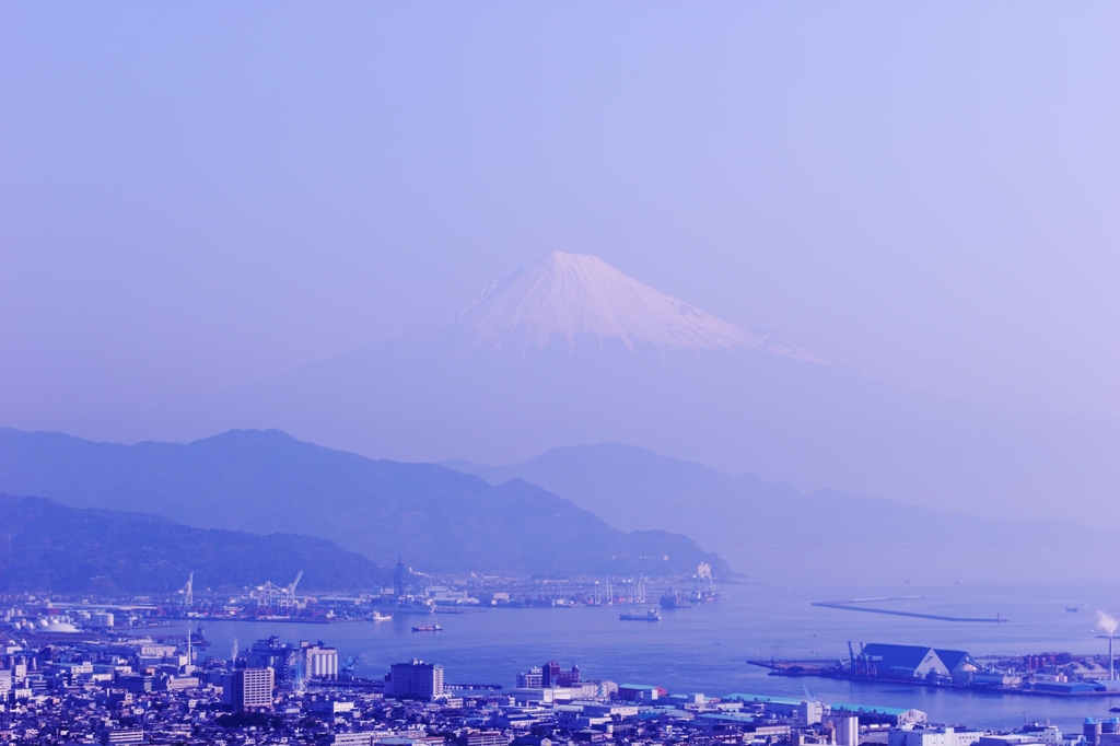 日本平から富士山を望む♪