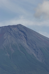 大沢崩れ・・・