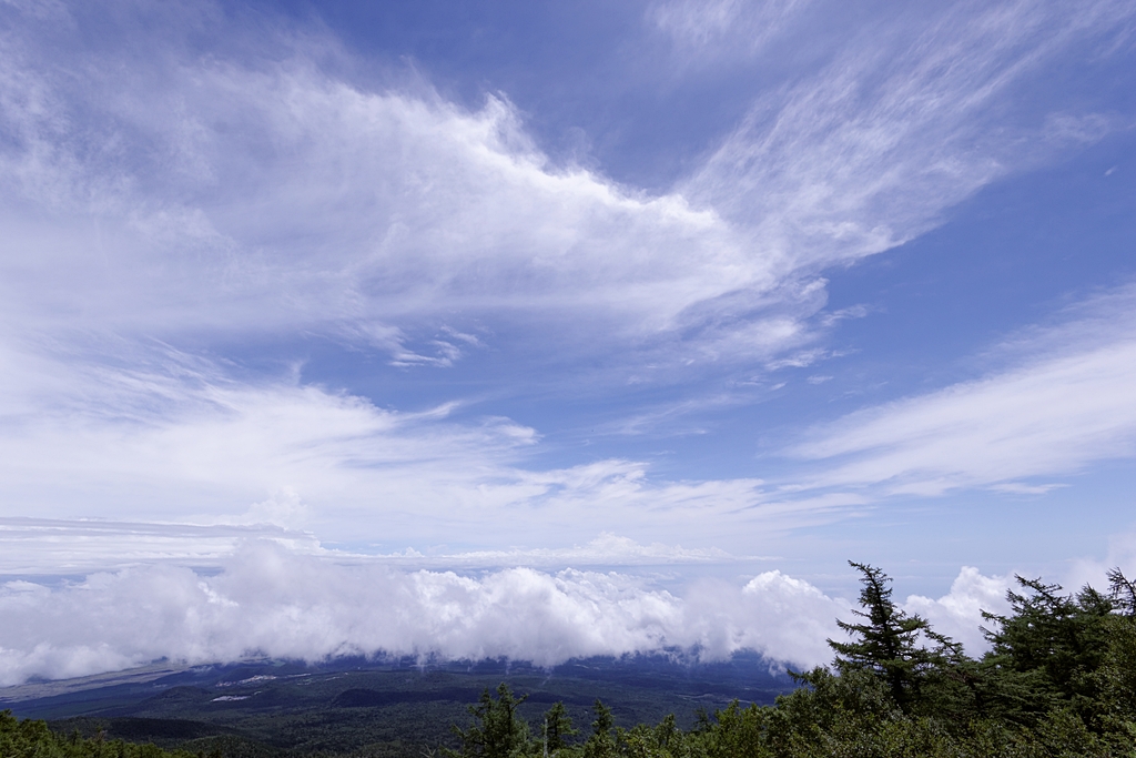 雲の織り成す模様・・・