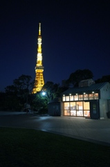 芝公園の宵