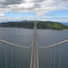兵庫県　明石大橋　鉄塔から