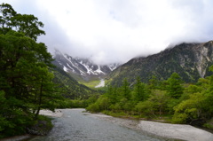 長野県　河童橋　上高地