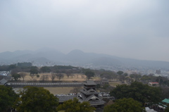 熊本県　熊本城 天守閣より