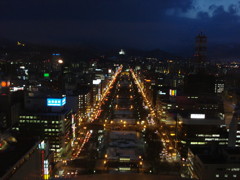 北海道　サッポロテレビ塔の最上階より