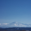 冬の鳥海山