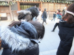 二つ並んだあしあと
