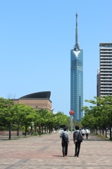 福岡タワー。
