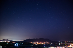 ベランダから望む初夏の星空