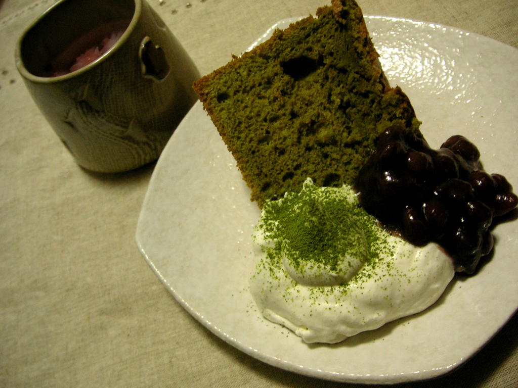 抹茶シフォン