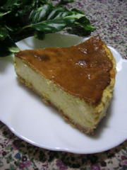 マンゴー入りチーズケーキ