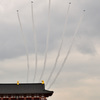Blue impulse in the sky of Nara
