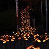 松尾山八幡宮　竹灯籠
