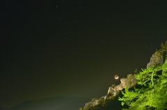 渓谷の空