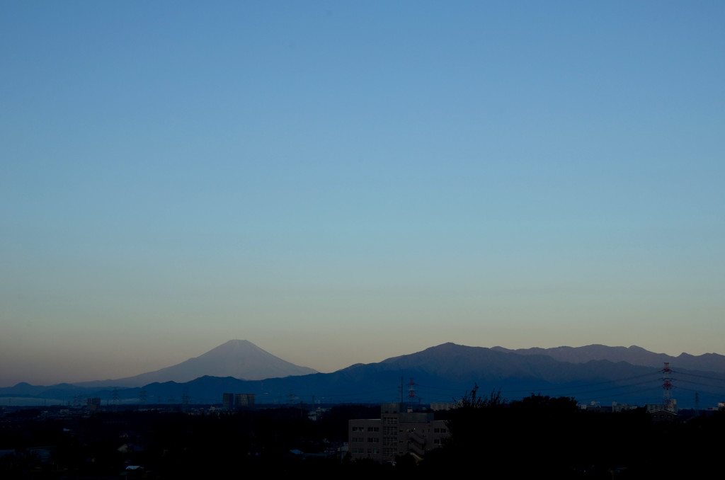 富士と丹沢