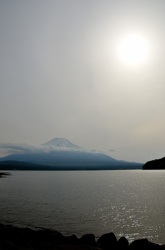 太陽と富士山